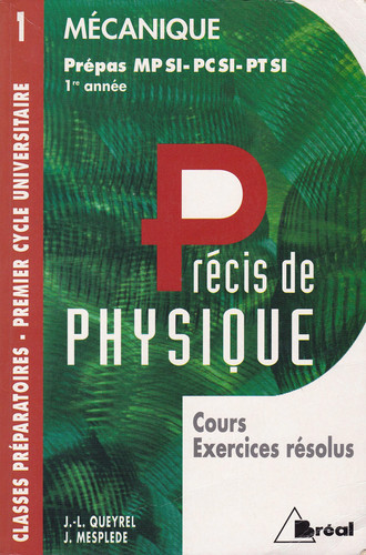 Précis physique vol - précis, vol.