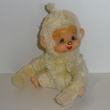Doudou peluche Singe - Kiki - Jaune