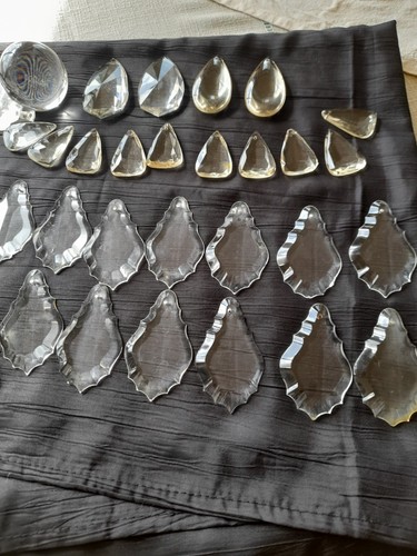 Lot pampilles verre - verre, ou