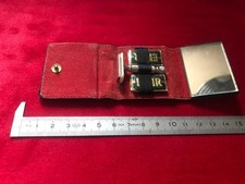 rasoir ancien mini set de voyage EMIR + boite lames miroir rare antique razor