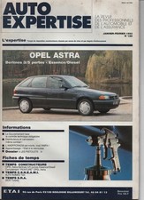 Opel Astra gl lgs cd gsi revue technique expertise carrosserie RTC RTA 1993