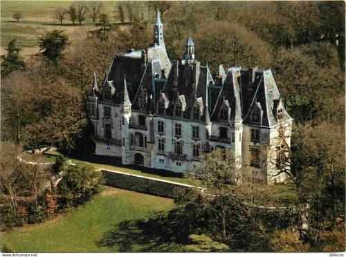 Carte postale chateaux - -,