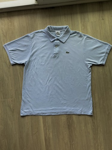 Polo lacoste classic fit bleu - polo,