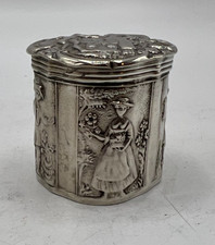 RARE BOITE A PILULES EN ARGENT