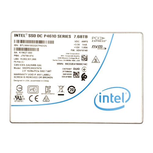 Intel 68tb - intel, (ssdpe2ke076t8)