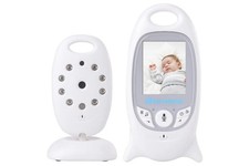 Babyphone Sans Fil Vidéo LCD Audio Vision Nocturne Surveillance Température