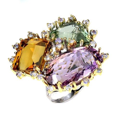 925 bague argent - en, ovale