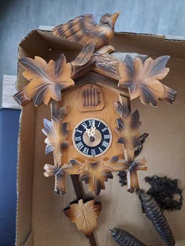 Horloge coucou jour forêt - coucou,
