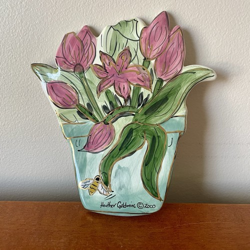 Blue sky clayworks flowers pot - flowers,