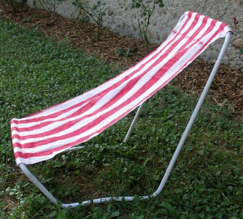 Chaise rayures plage - chaise,