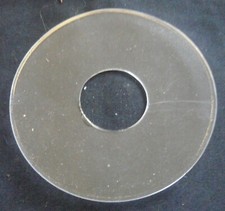 Pampille coupelle verre 80 mm