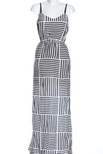 TWIST & TANGO Robe à bretelles Dames Robe T EU 34 bleu-blanc style décontracté