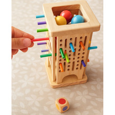 Jeu éducatif en bois 2 en 1