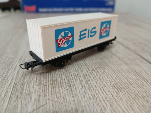Wagon plat porte - , container