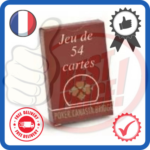 Jeu cartes compétition - 54,