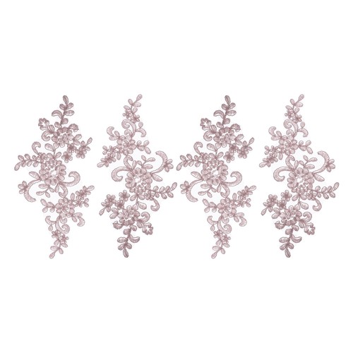 Pcs appliques dentelle fleur - 4,