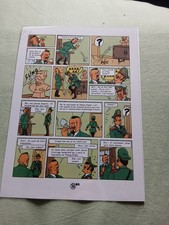 Tintin fac-similé planche 22