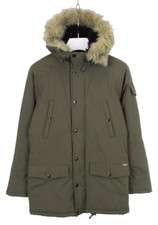 Carhartt Veste Homme Petit Parka Fermeture Éclair Capuche Matelassé Mi Longueur