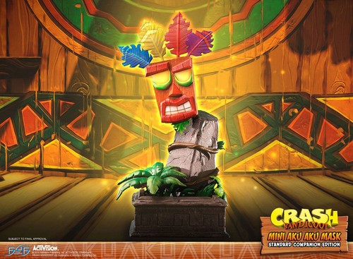 Crash bandicoot statuette mini - crash,