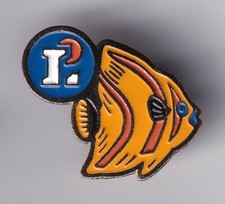 RARE PINS PIN'S .. ANIMAL POISSON FISH AQUARIUM TROPICAL HYPERMARCHE LECLERC ~EZ