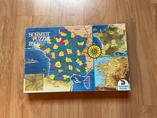 PUZZLE VINTAGE SCHMIDT - 280 PIECES - LA FRANCE ET SES DEPARTEMENTS