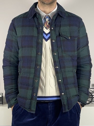 Veste matelassée écossaise
