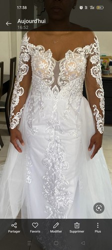 Robe mariée sirène - sirène, neuve
