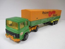 RENAULT SAVIEM PS30 CAMION REMORQUE Bourgey Montreuil MAJORETTE Serie 3000 1/60