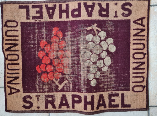 Ancien tapis jeu cartes - de, st