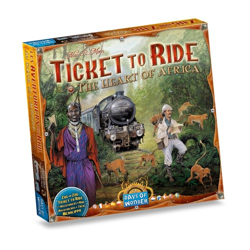 Ticket ride map - map, collection