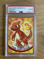 Carte Pokémon Topps Série 1 TV Animation Édition Reptincel PSA 8 PCA