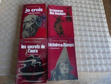 Lot 8 livres L'AVENTURE MYSTERIEUSE T. Lobsang Rampa