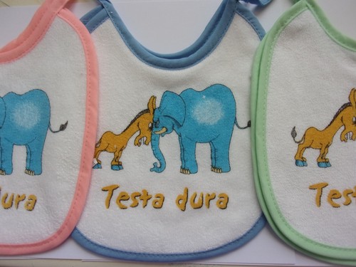 Bavoirs bébé éponge motif - 6,