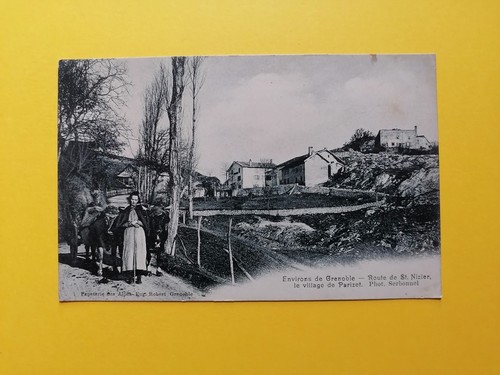 Cpa rare env - de, grenoble