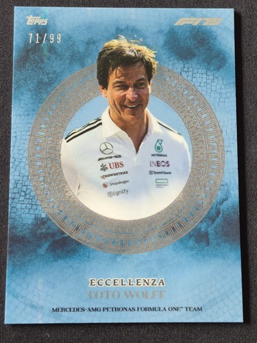 Carte toto wolff topps - toto,