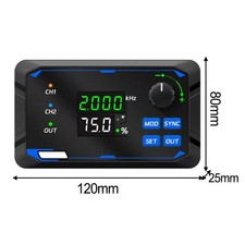 Générateur de signal double canal avec réglage de phase et de fréquence pour