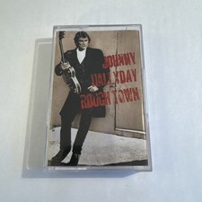 JOHNNY HALLYDAY - rough town — Cassette audio - K7 - Tape