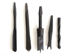 LOT DE 5 MECHES anciennes