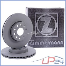 2X ZIMMERMANN DISQUE FREIN VENTILÉ AVANT Ø256 POUR SEAT AROSA 1.0 1.4 16V 98-04