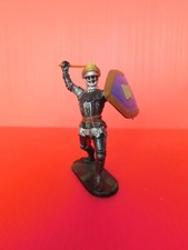 ELASTOLIN / LE MOYEN AGE    TRES BEAU   CHEVALIER AU COMBAT