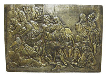 BRONZE REPRÉSENTANT UNE SCÈNE ÉROTIQUE, SOLDATS DE LA GRANDE ARMÉE, XIXe.