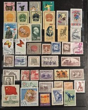 TRÈS BEL ENSEMBLE DE TIMBRES DE CHINE, BLOCS, ENVELOPPES NEUF** ET OBLITÉRÉS