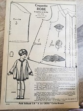 PATRON ORIGINAL POUR LA POUPEE