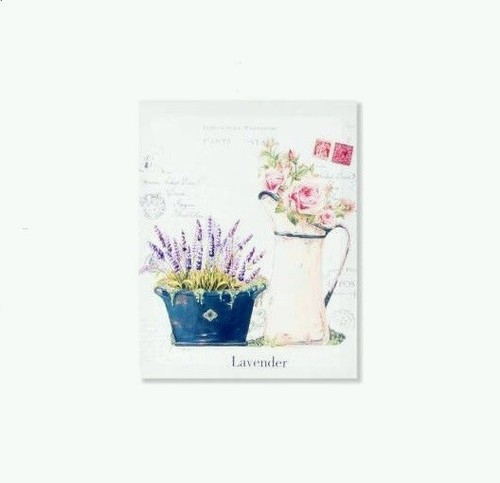 Tableau toile fleur lavande - fleur,