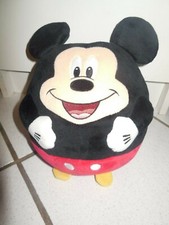 Grande peluche doudou balle rond Mickey rouge noir TY DISNEY 
