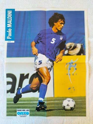 Poster paolo maldini - paolo, italie