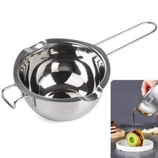 Pot à fondre des bougies bol à fondre au bain-marie 600 ml pot de fonte en ac...