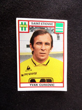 CURKOVIC   ASSE ST-ETIENNE  image sticker N° 262  FOOTBALL 76 PANINI  1976 FOOT