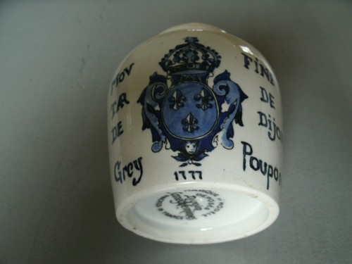 Pot moutarde ancien grey - pot, à