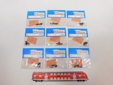 9X Roco H0 Boîte De Têtes De Couplage Court Mint (Non Ouvert) #CZ678-0,5